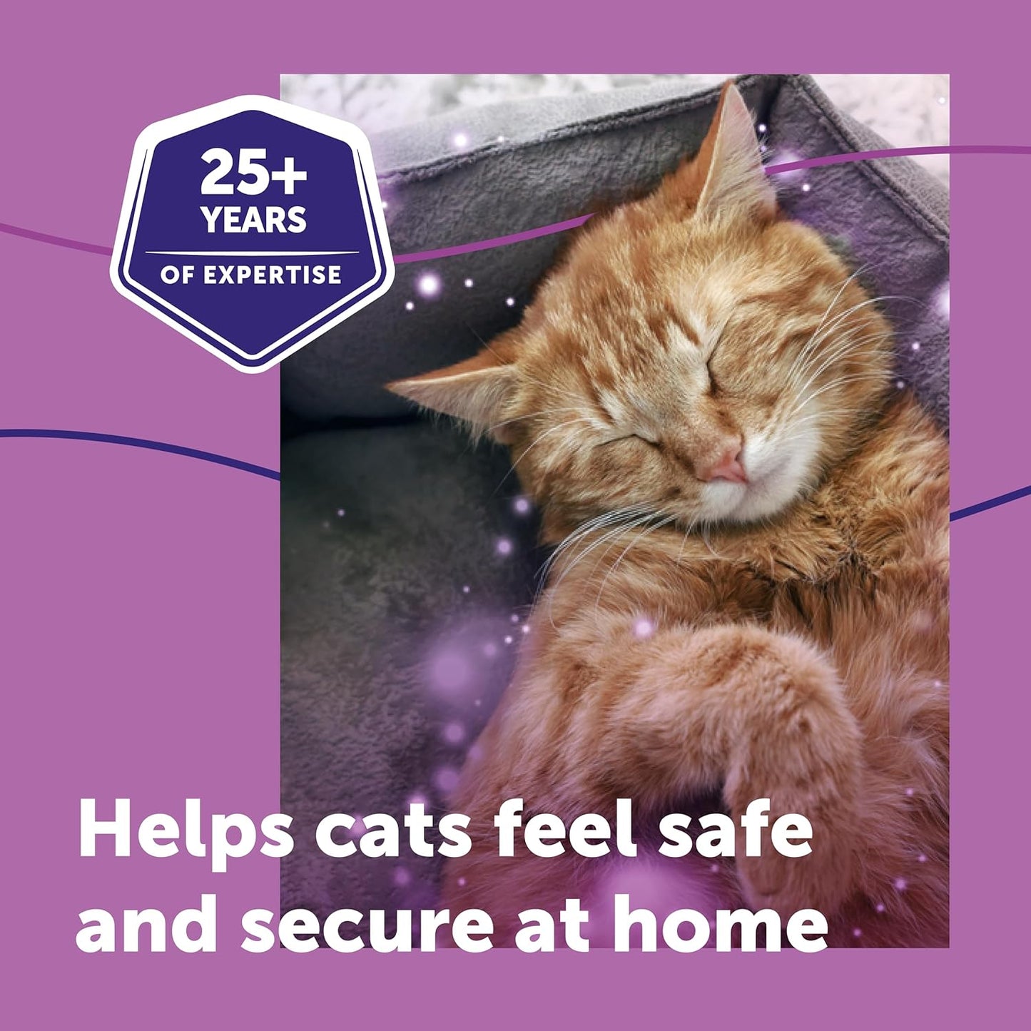 FELIWAY Classic 30 Day Cat Calming Odourless Refill for Pheromone Diffuser, 48ml - Helps Solve Common Signs of Stress in Cats & Kittens, Veterinary Recommended, Drug - free, Clinically Proven - BestPet Uk