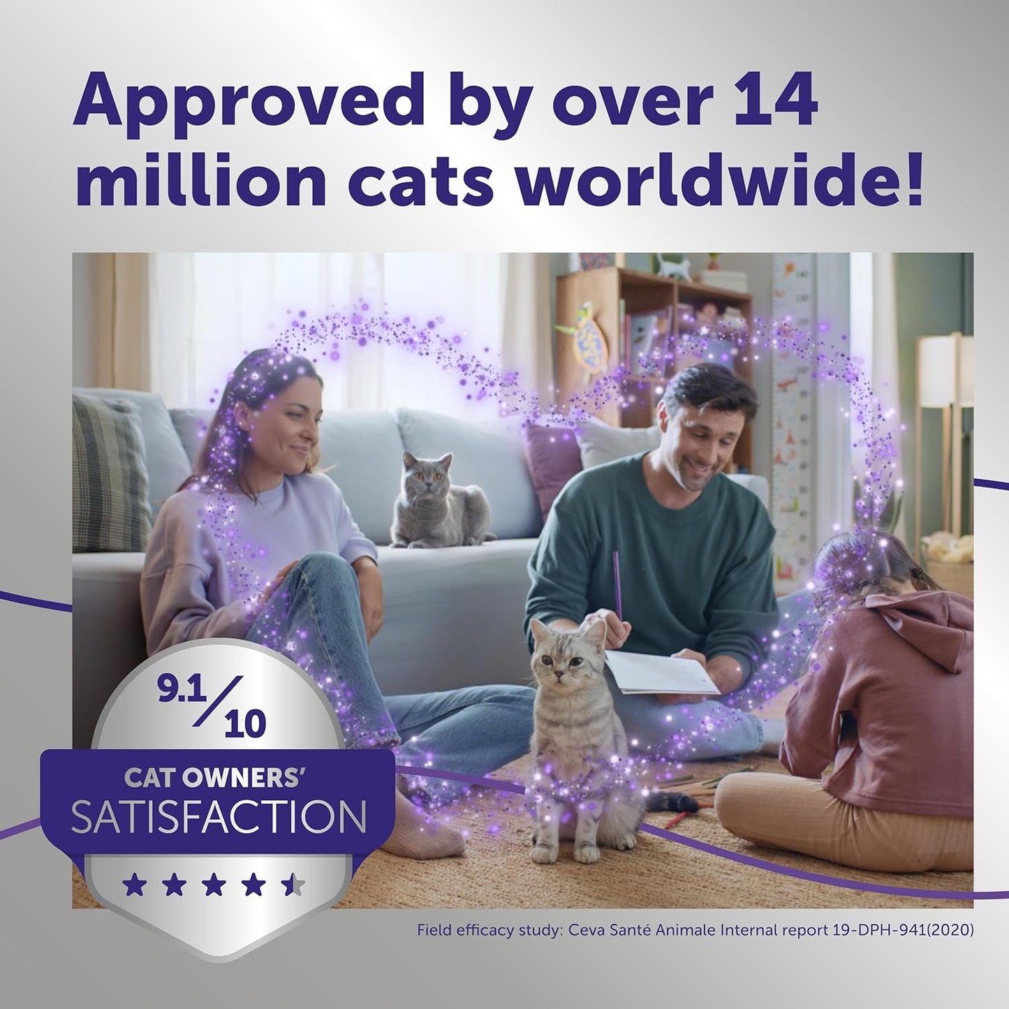 FELIWAY Optimum 30 - Day Refill X 3 Value Pack | 48ml FELIWAY Optimum Refill 3 Pack For Plug - In Anxiety Relief Pheromone Diffuser For Cats | Calm Your Cat and Reduce Stress With FELIWAY Optimum - BestPet Uk