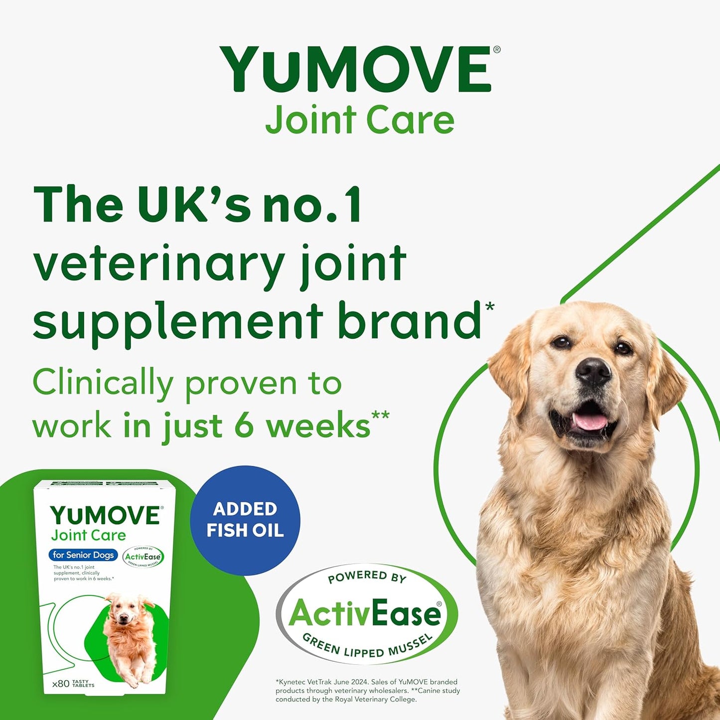 YuMOVE Senior Dog Joint Supplement | Higher Strength Joint Care | Essential Hip & Joint Aid for Older Dogs | Glucosamine, Chondroitin & Green Lipped Mussel | Age 8+ | - BestPet Uk