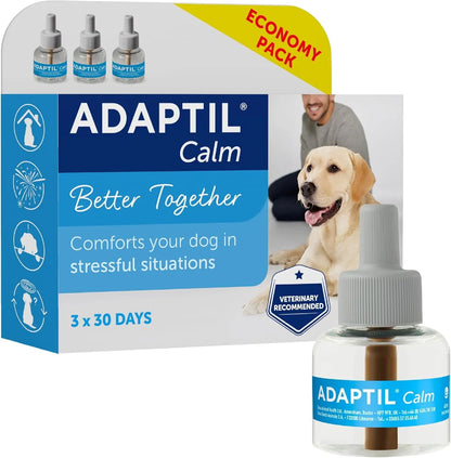 Adaptil Calm Dog Diffuser Refill 48ml 30 Day Stress Relief for Dogs - BestPet Uk