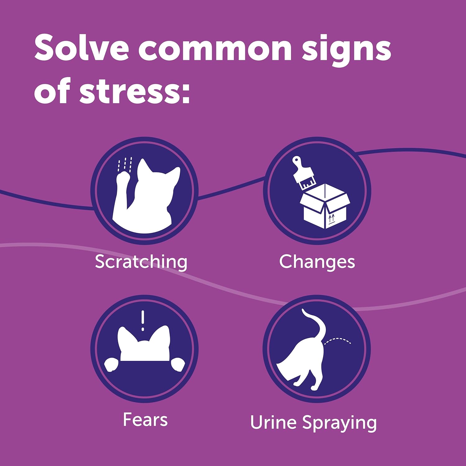 FELIWAY Classic 30 Day Cat Calming Odourless Refill for Pheromone Diffuser, 48ml - Helps Solve Common Signs of Stress in Cats & Kittens, Veterinary Recommended, Drug - free, Clinically Proven - BestPet Uk