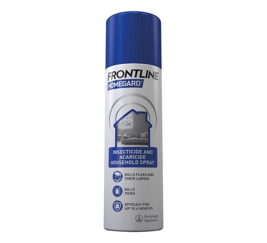 FRONTLINE HomeGard Flea & Tick Household Spray - 500 ml, White - BestPet Uk