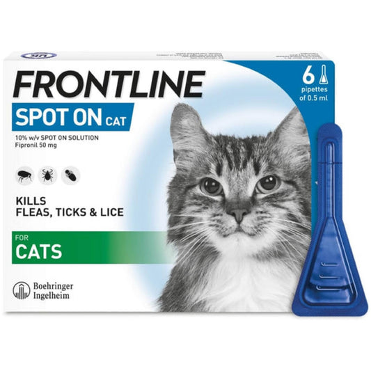 FRONTLINE Spot on Flea & Tick Treatment for Cats - BestPet Uk