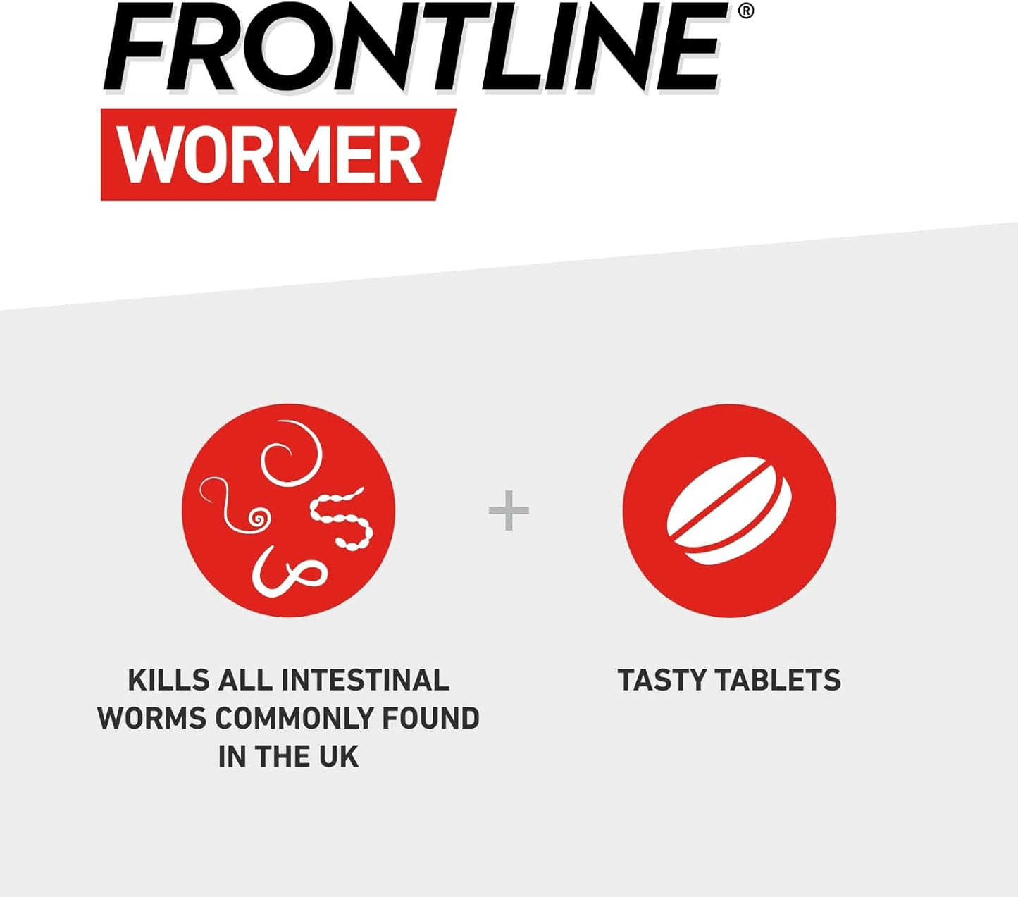 FRONTLINE WORMER - XL Worming Tablets for Dogs - 2 Tablets - BestPet Uk