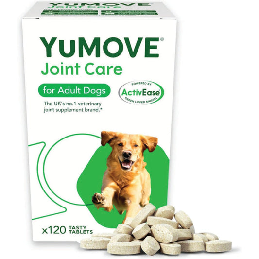 YuMOVE Adult Dog | Joint Supplement for Adult Dogs, with Glucosamine, Chondroitin, Green Lipped Mussel | Aged 5 to 8 | - BestPet Uk